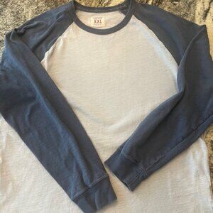 Abercrombie &  Fitch men's XXL baseball long sleeved heavy cotton shirt
